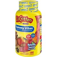 Kẹo dẻo L’il Critters Gummy Vites Mỹ – 190 viên (Từ 2 tuổi trở lên)