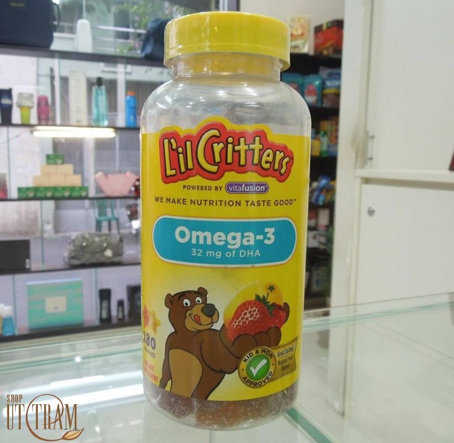 Kẹo dẻo L’il Critters Omega 3 DHA - 180 viên