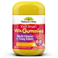 Kẹo dẻo nhai Kids Smart Vita Gummies Multi Vitamin for Fussy Eaters 60 viên - bổ sung vitamin cho trẻ biếng ăn