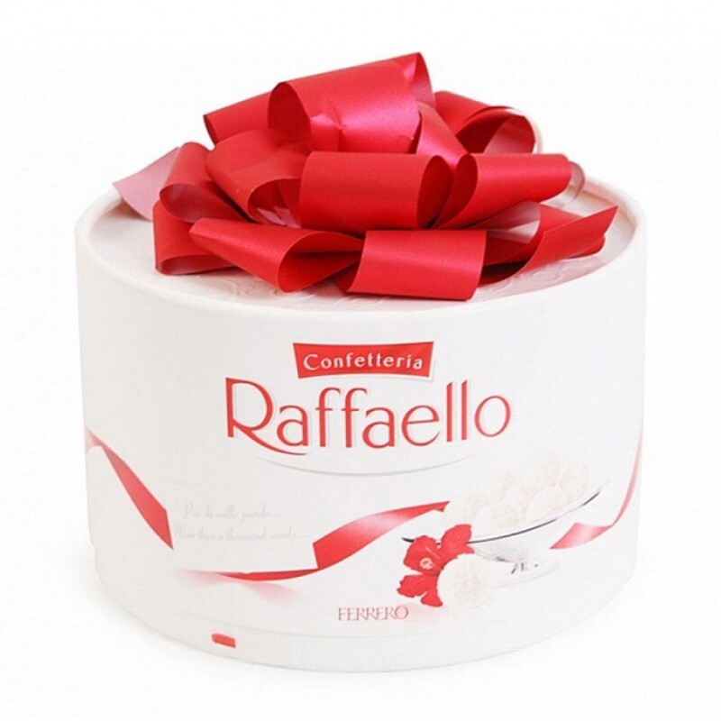 Kẹo dừa Raffaello Ferrero - 200g, hộp nơ