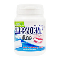 Kẹo gum hương peppermint Happydent White hộp 56g