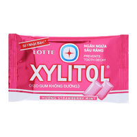 Kẹo gum không đường Xylitol Lotte gói 11.6g
