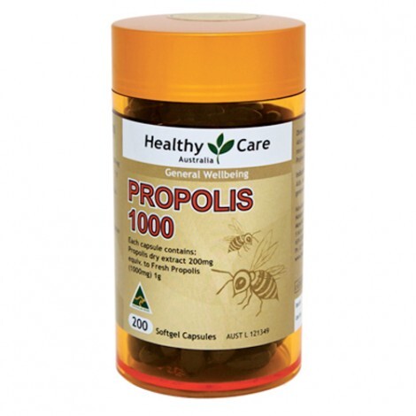 Keo Ong Propolis Healthy Care - 1000 mg 200 viên