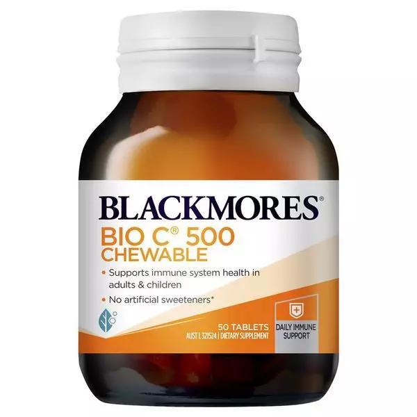 Kẹo vitamin C Blackmores Bio C Chewable 500mg 50 viên