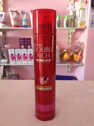 Keo Xịt Giữ Nếp Tóc Double Rich Hair Spray 170ml Tem giá 66000đ  Shopee  Việt Nam