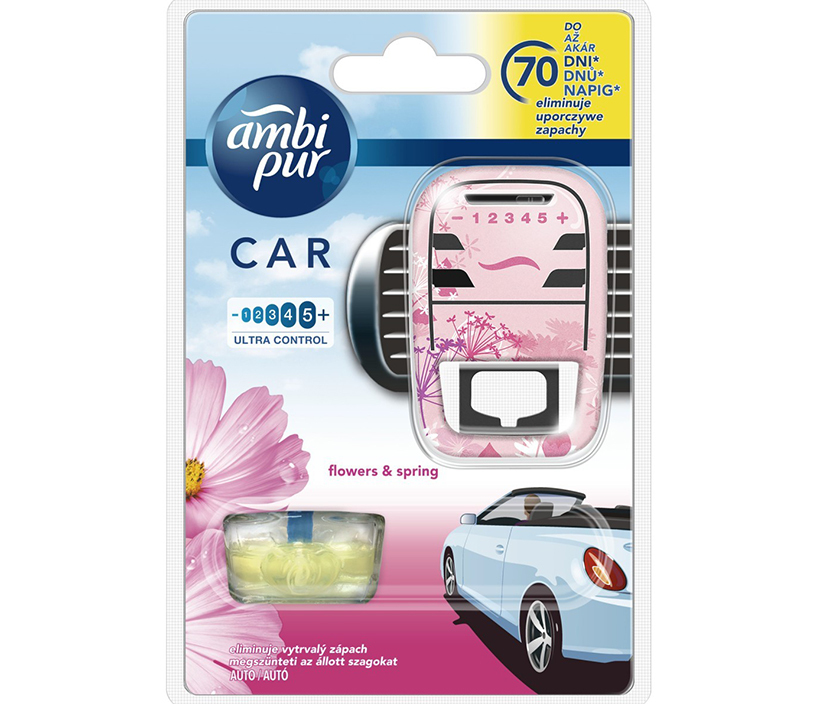Kẹp thơm xe hơi Ambi Pur Car Air Freshener Starter Kit ABP8387 7ml