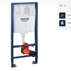 Két nước âm tường Grohe 38528001