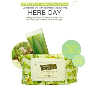 Khăn giấy tẩy trang Herb Day