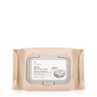 Khăn giấy tẩy trang thanh lọc lỗ chân lông TheFaceShop Jeju Volcanic Lava Pore Cleansing Wipes