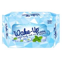 Khăn ướt Wake-Up Cool hương bạc hà gói 20 miếng
