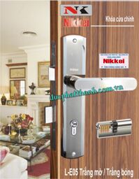 Khóa tay gạt inox Nikkei L- E05