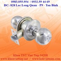 Khóa tay nắm tròn Việt Tiệp 04208 (WC)