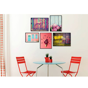 Khung ảnh composite treo tường chiếc xe đạp KA160