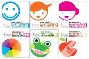 Bộ sách kích thích phát triển thị giác cho bé (trọn bộ 6 cuốn)