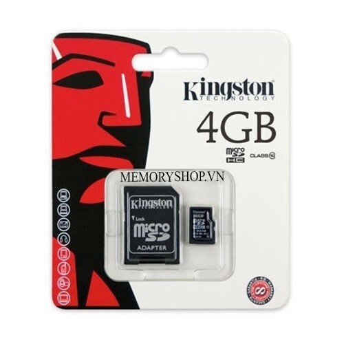 Thẻ nhớ Kingston SD Class 4 - 4GB