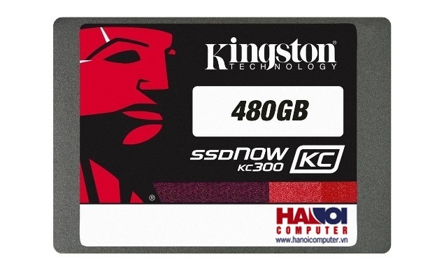 Ổ cứng SSD Kingston SSDNow KC300 480GB/ Sata 3/ 2.5" (Đọc 525MB/s, Ghi 500MB/s) - SKC300S37A/480G