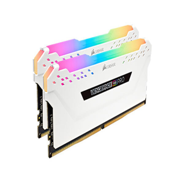 KIT Ram Corsair Vengeance PRO White 16GB (2x8GB) DDR4 3000Mhz CMW16GX4M2C3000C15W