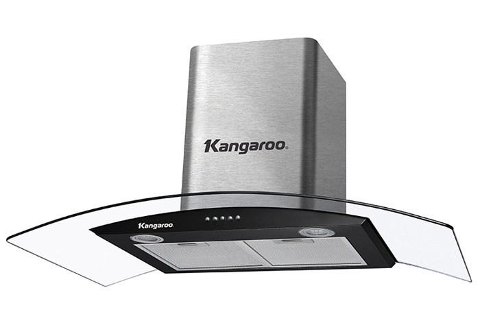 Máy hút mùi kính cong cao cấp cảm ứng Kangaroo KG528 