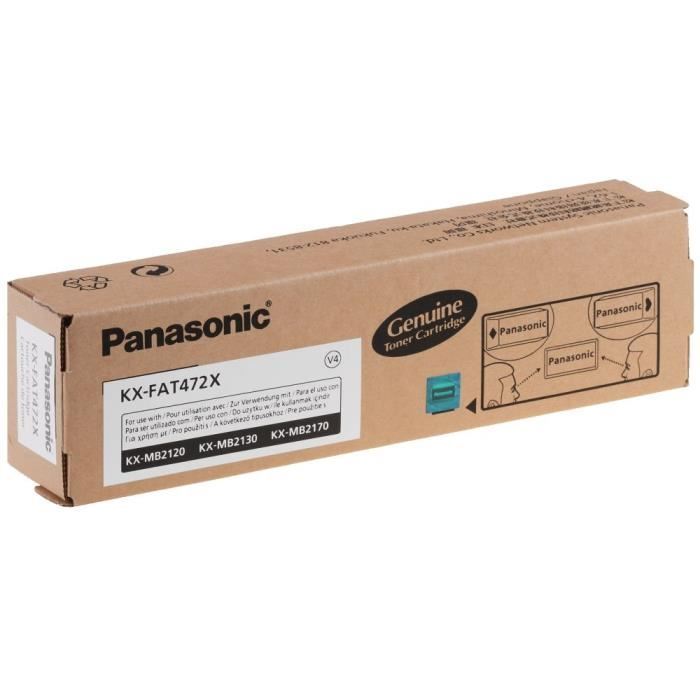 Mực in Panasonic KX-FAT472 - Dùng cho máy in Panasonic KX-MB2120, 2130, 2170