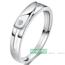 Nhẫn nam Bạc Hiểu Minh NA011