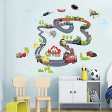 Decal dán tường Perfect EB181 - Đường đua MC Queen