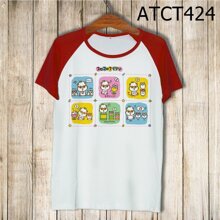 Áo thun tay màu 6 hình Hamster ATCT424