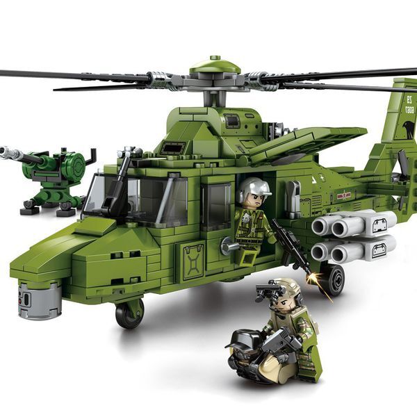 Lắp ghép máy bay trực thăng siêu chất Sembo 105591