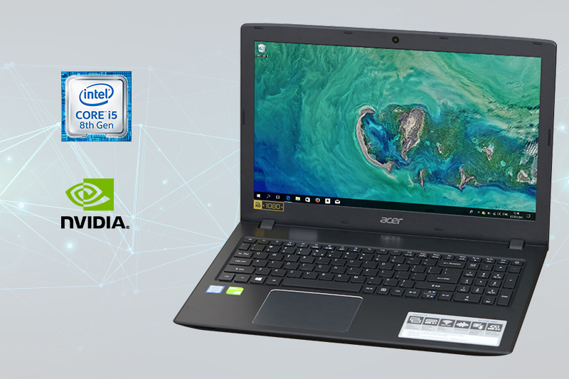 Laptop Acer Aspire E5-576G-52YQ NX.GWNSV.001 - Intel core i5 - 8250U, 4GB RAM, HDD 1TB, Nvidia Geforce MX130 2GB, 15.6 inch