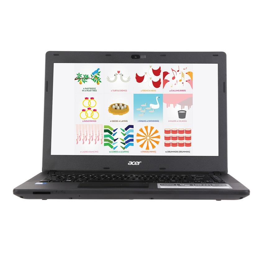 Laptop Acer ES1-432-P6UE - Inte PENTIUM N4200 1.1GHZ/2MB, 4GB RAM, 500GB HDD, INTEL HD GRAPHICS, 14 inch