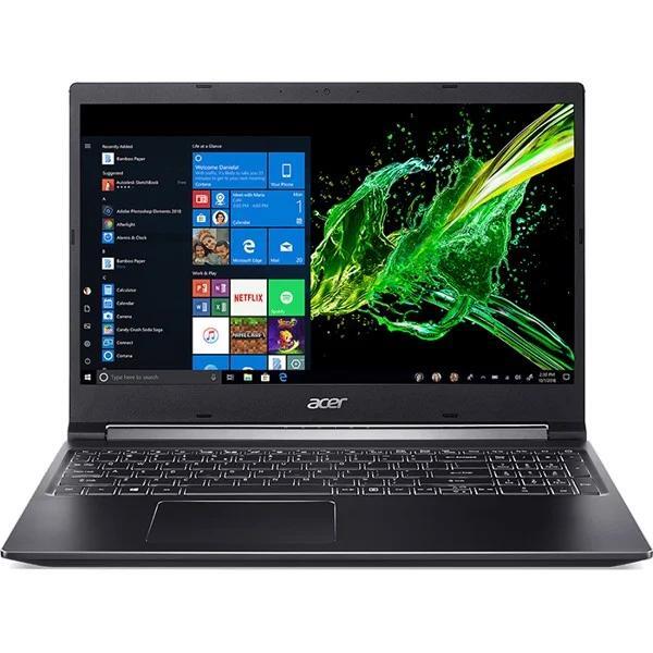 Laptop Acer Gaming Aspire 7 A715-75G-56ZL NH.Q97SV.001 - Intel Core i5-10300H, 8GB RAM, SSD 512GB, Nvidia GeForce GTX 1650 4GB GDDR6 + Intel UHD Graphics, 15.6 inch
