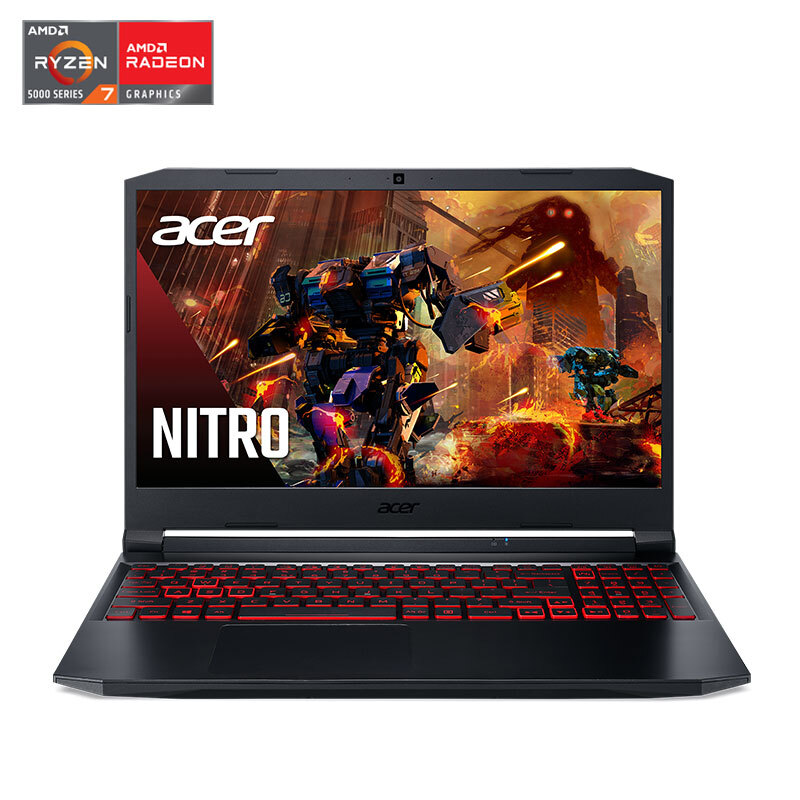 Laptop Acer Nitro 5 AN515-45-R86D - AMD Ryzen R7-5800H, 8GB RAM, SSD 512GB, Nvidia GeForce RTX 3060 6GB GDDR6, 15.6 inch