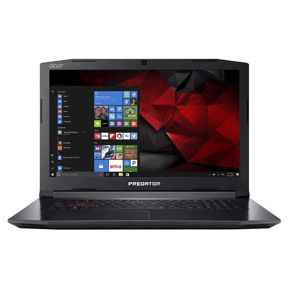 Laptop Acer Predator Helios PH315-51-759Y NH.Q3FSV.004 - Intel Core i7-8750H, 16GB RAM, HDD 1TB + SSD 256GB, Nvidia Geforce GTX1060 6GB GDDR5, 15.6 inch