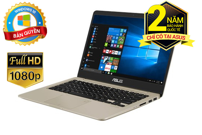 Laptop Asus S410UN-EB022T - Intel core i5, 4GB RAM, HDD 1TB + SSD 128GB, Nvidia GeForce MX150 2GB GDDR5, 14 inch