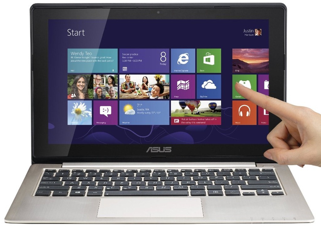 Laptop Asus VivoBook X202E-DH31T - Intel Core i3-3217U 1.8GHz, 4GB RAM, 500GB HDD, VGA Intel HD Graphics 4000, 11.6 inch Touch Screen
