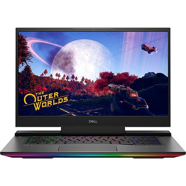 Laptop Dell Gaming G7 7500 G7500B - Intel Core i7-10750H, 8GB RAM, SSD 512Gb, Intel UHD Graphics + Nvidia GeForce GTX 1660 Ti 6GB GDDR6, 15.6 inch