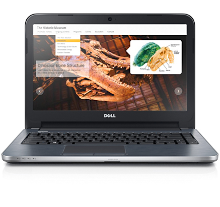 Laptop Dell Inspiron 5421 - Intel Core i5-3337U, 4GB RAM, 750GB HDD, VGA NVidia 1GB, Intel HD Graphics 4000, 14 inch