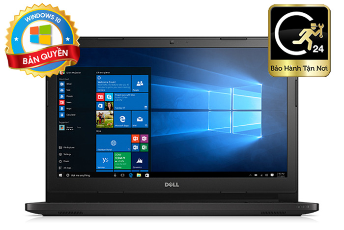 Laptop Dell Vostro 3568 VTI35037W - Intel Core i3 7100U, RAM 4GB, HDD 1TB, Intel HD Graphics, 15.6 inch