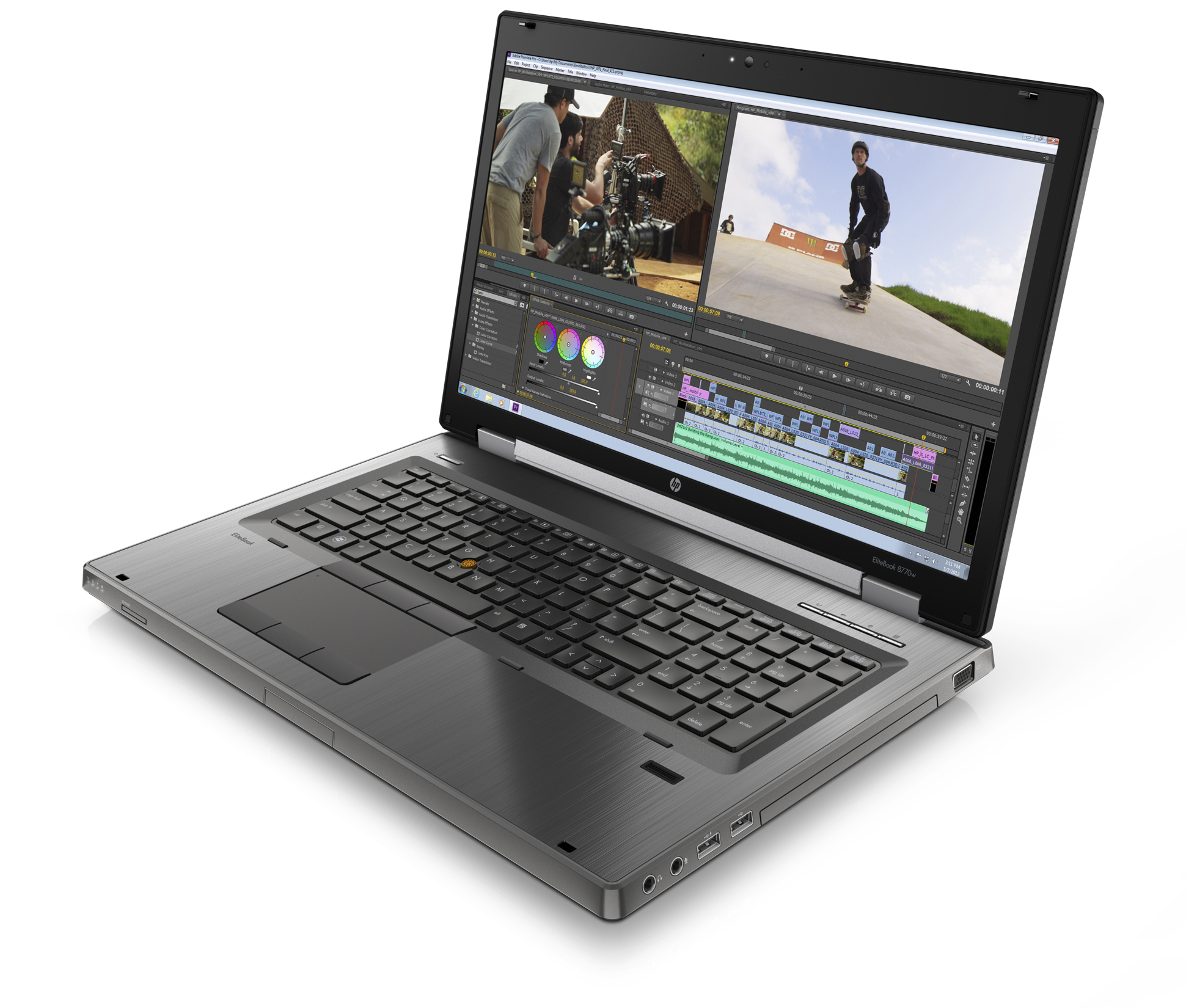 Laptop HP Elitebook 8770W (C6Y81UT) - Intel Core i7-3630QM 2.4GHz, 8GB RAM, 128GB SSD + 500GB HDD, ATI FirePro M4000, 17.3 inch