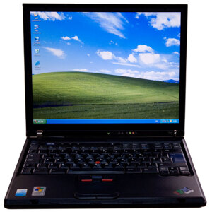 Laptop IBM ThinkPad T41 - Intel Pentium M 725 1.6GHz, 512MB RAM, 40GB HDD, VGA ATI Mobility Radeon 9000, 14.1 inch