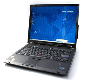 Laptop IBM ThinkPad T60 (1952-BW2) (Intel Core Duo T2400 1.83GHz, 1GB RAM, 60GB HDD, VGA Intel GMA 950, 14.1 inch, Windows XP Professional)