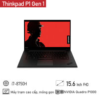 Laptop Lenovo Thinkpad P1 Gen 1 -Intel core i7-8750H, 16GB RAM, SSD 512GB, VGA Quadro P1000, 15.6 inch
