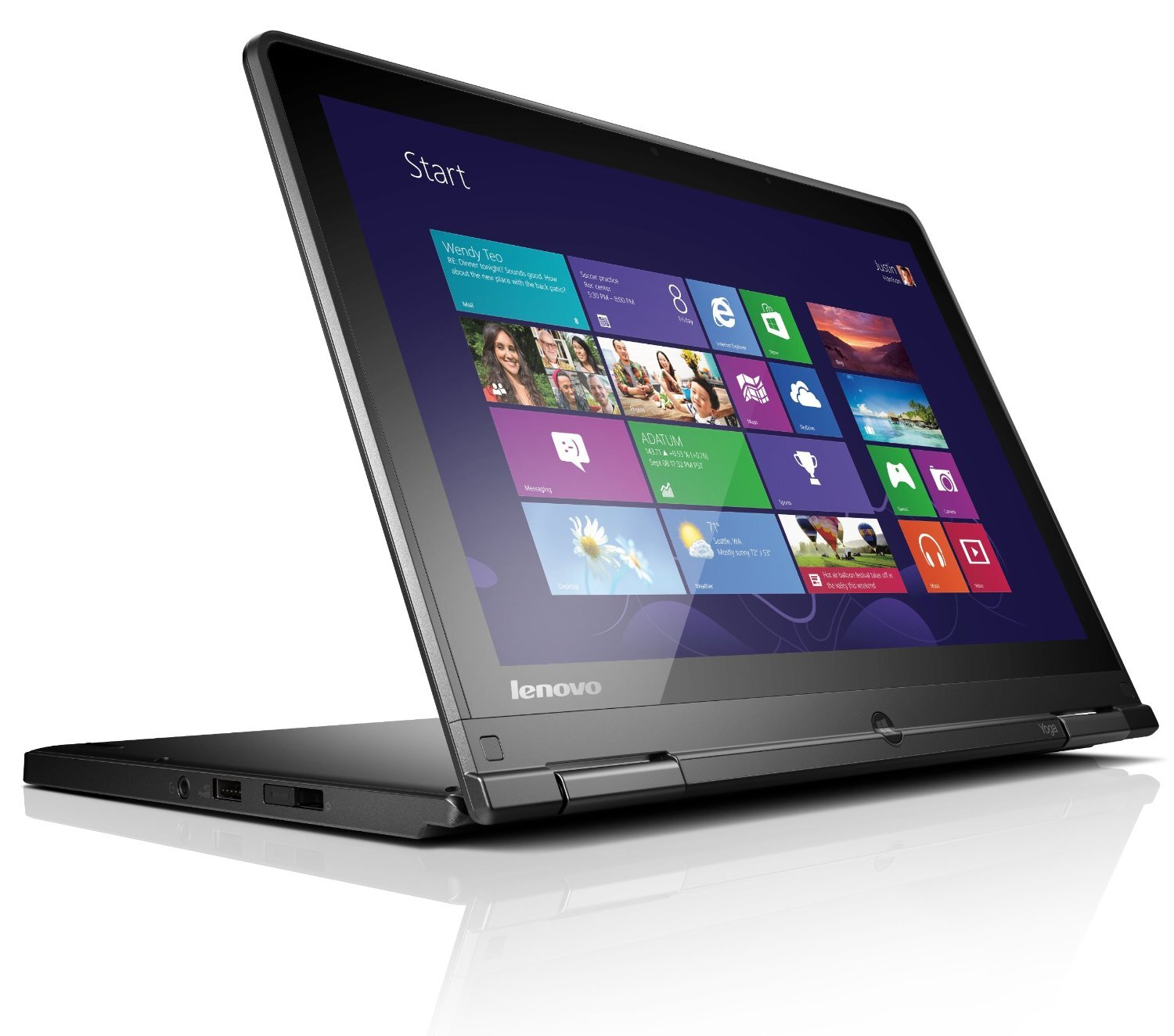 Laptop Lenovo Thinkpad Yoga S1 - Intel Core i3-4010U 1.7GHz, 4GB DDR3, 500GB HDD + 16GB SSD, VGA Intel HD Graphics 4400, 12.5 inch