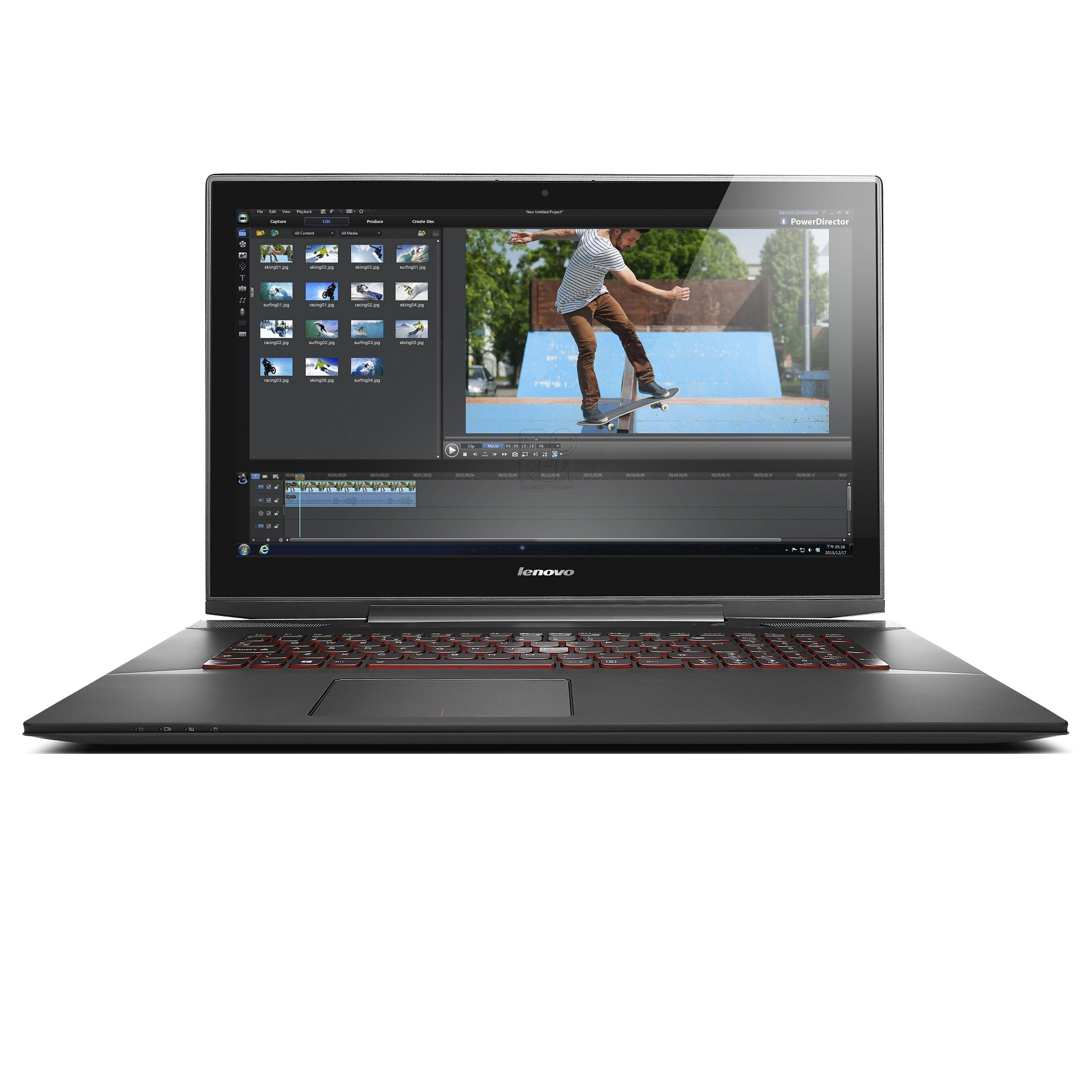 Laptop Lenovo Y7070 (80DU00NHVN) - Core i7 4720HQ, RAM 16GB, HDD 1TB,  GTX960M 4GB Win 10 FHD Touch 1856WD