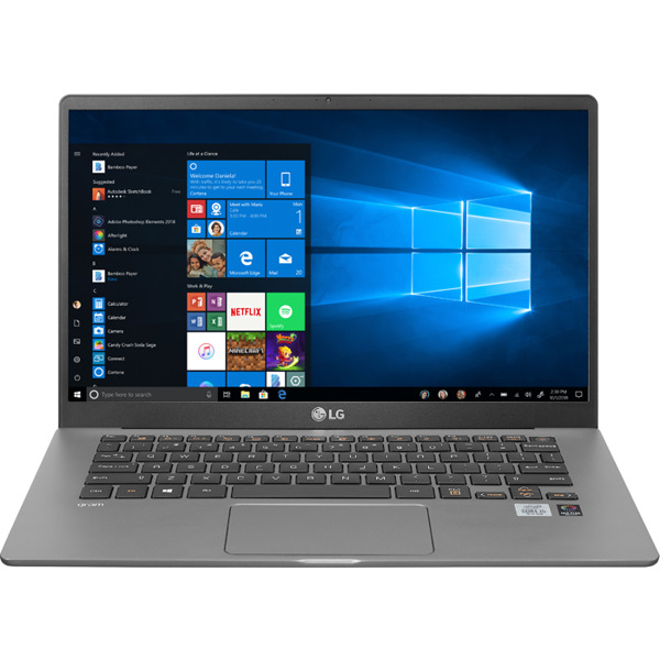 Laptop LG Gram 14ZD90N-V.AX55A5 - Intel Core i5-1035G7, 8GB RAM, SSD 512GB, Intel Iris Plus Graphics, 14 inch