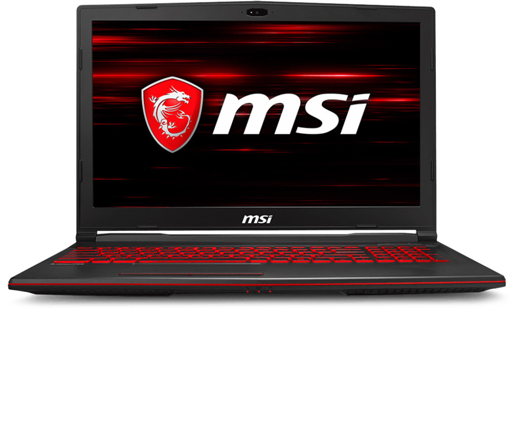 Laptop MSI GF63 8RC 243VN - Intel core i5, 8GB RAM, SSD 128GB + HDD 1TB, Nvidia GeForce GTX 1050, 15.6 inch