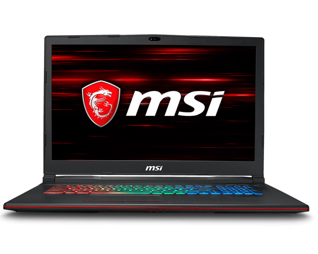 Laptop MSI GP73 8RD-229VN - Intel core i7, 8GB RAM, SSD 128GB + HDD 1TB, Nvidia GeForce GTX 1050Ti 4GB GDDR5, 17.3 inch