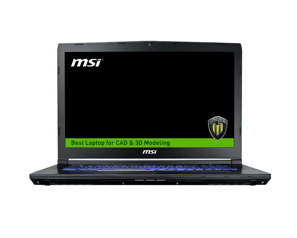 Laptop MSI Workstation WE72 7RJ - Intel core i7, 16GB RAM, SSD 128GB + HDD 1TB, Nvidia Quadro M2200 with 4GB GDDR5, 17.3 inch