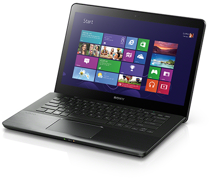Laptop Sony Vaio Fit SVF15A13SG - Intel Core i5-3337U 1.8GHz, 4GB RAM, 750GB HDD + 8GB SSD, Nvidia GT735M, 15.5 inch cảm ứng