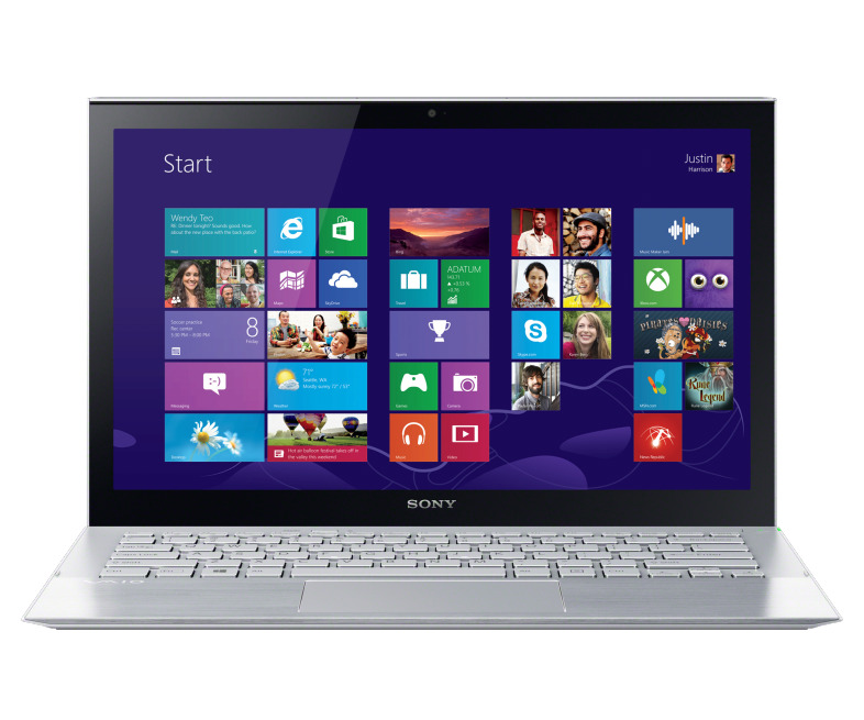 Laptop Sony Vaio Pro 13 SVP1321ACX - Intel core i5-4200U 1.6Ghz, RAM 4G, HDD 256G SSD, DVD, 13’ FHD CẢM ỨNG, WIN 8)