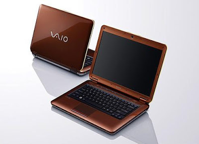 Laptop Sony Vaio VGN-CS26G - Intel Core 2 Duo P8600 2.4GHz, 3GB RAM, 320GB HDD, NVIDIA GeForce 9300M GS, 14.1 inch